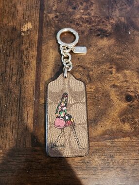 Coach Bonnie Cashin bag charm and keychain 